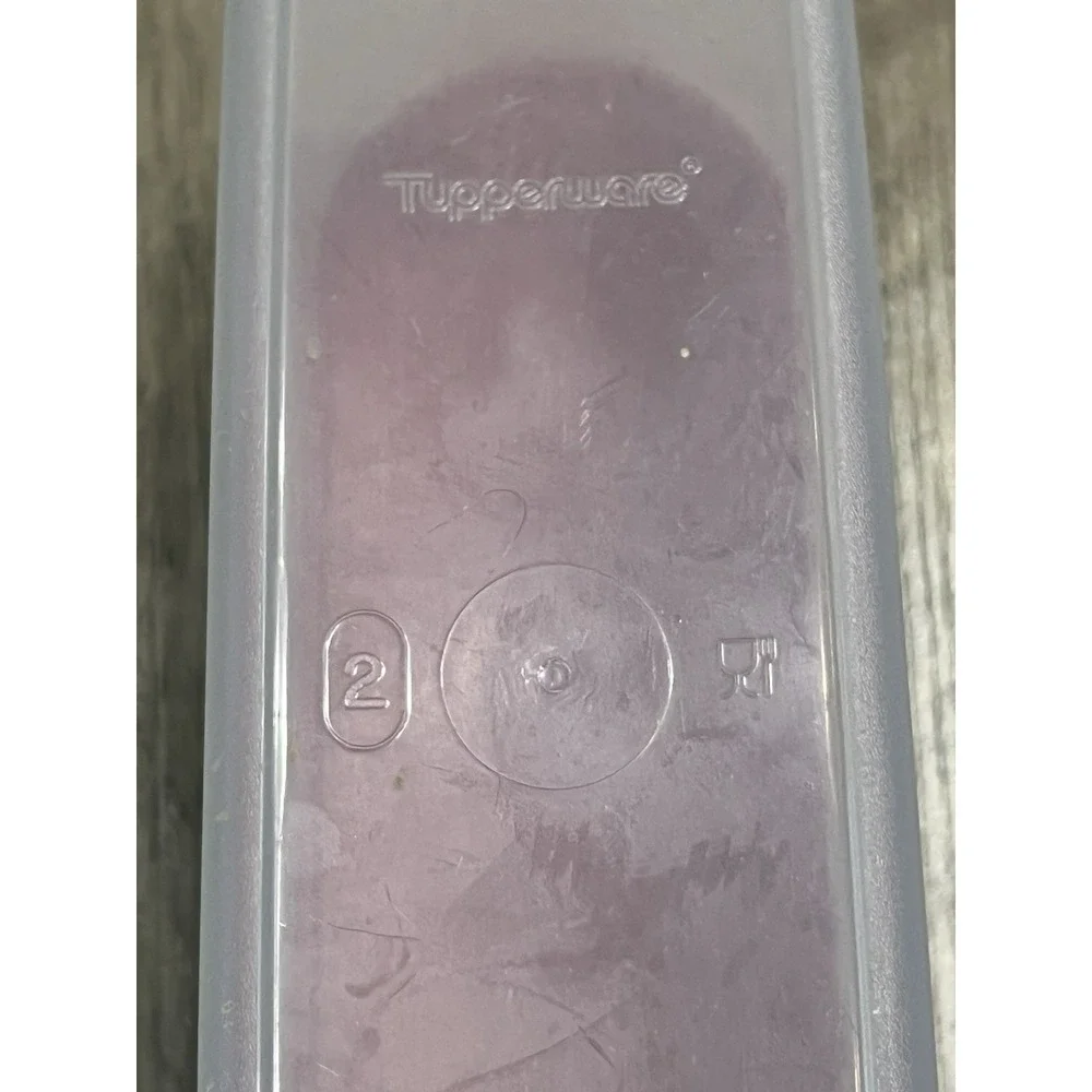 Tupperware Modular Mates‎ Super Oval #2 Container 7.5 Cup Red Seal